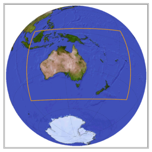 Australasia CORDEX domain